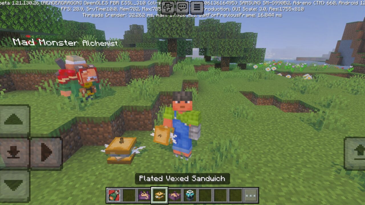 Items from Monster Food Mod for Minecraft PE