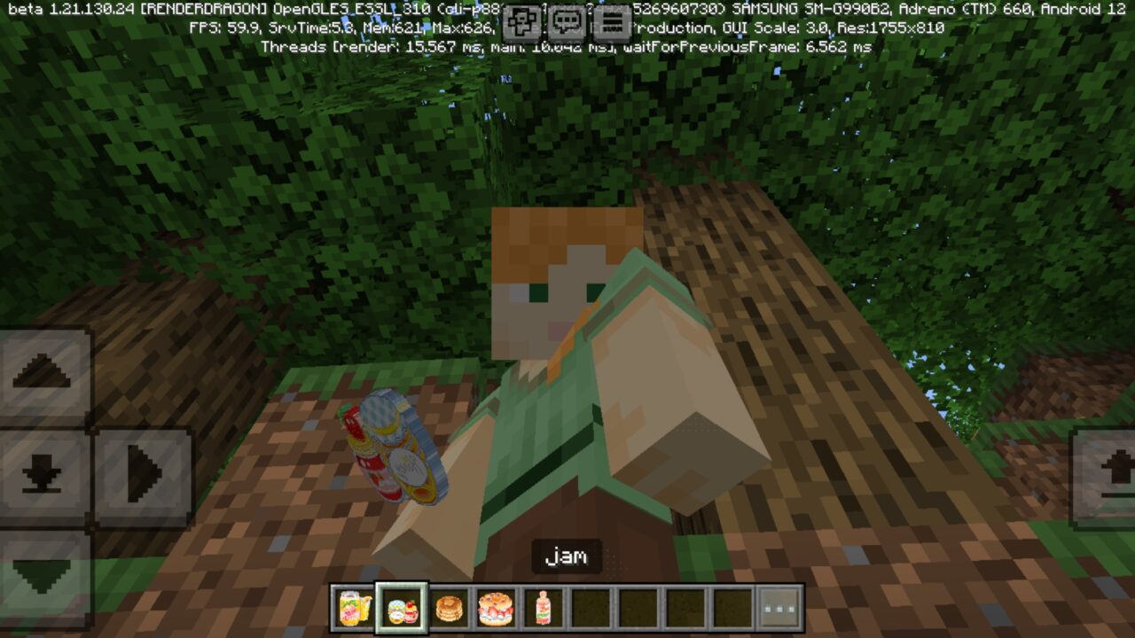 Jam from Kawaii Mods for Minecraft PE