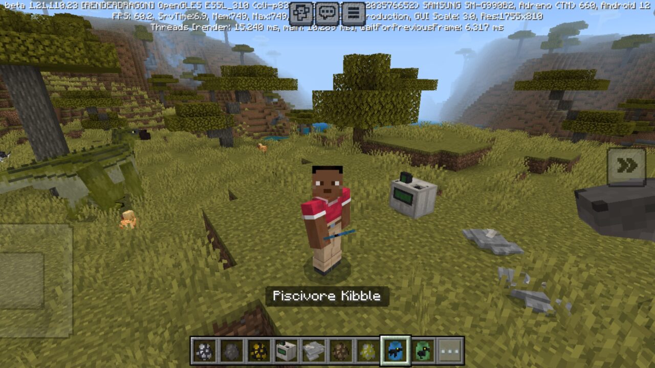 Kibble from Fossil Record Mod for Minecraft PE