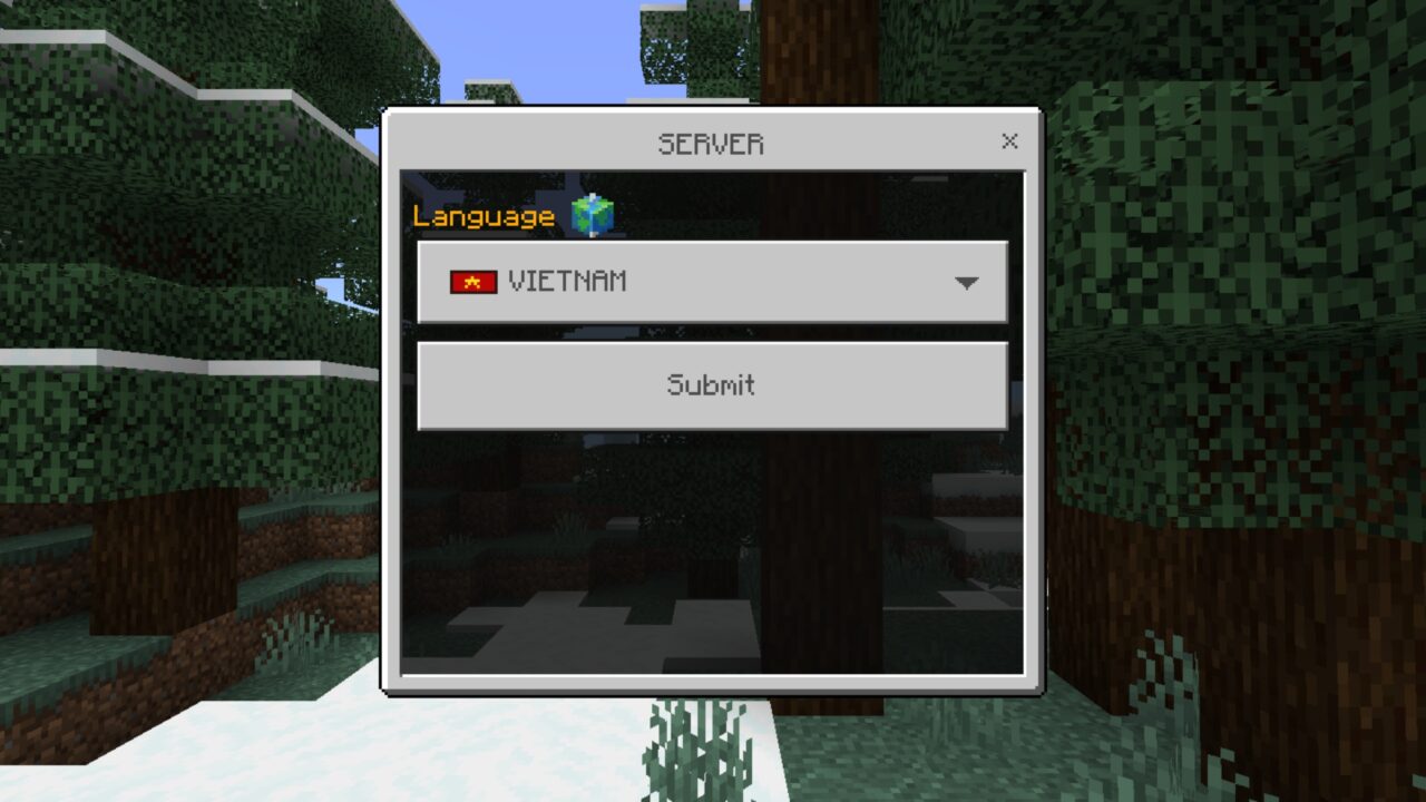 Language from Changer Skin Mod for Minecraft PE