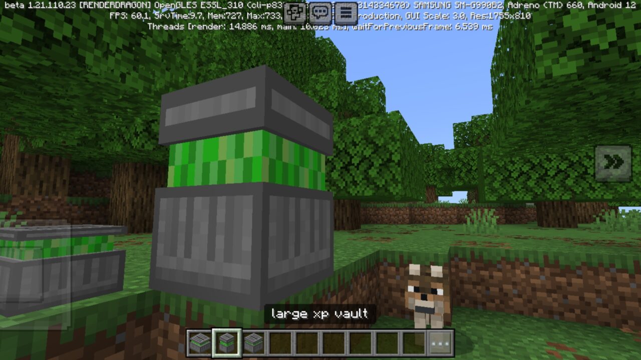 Large from XP Vault Mod for Minecraft PE