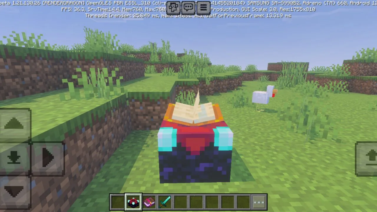 Library Enchants Mod for Minecraft PE