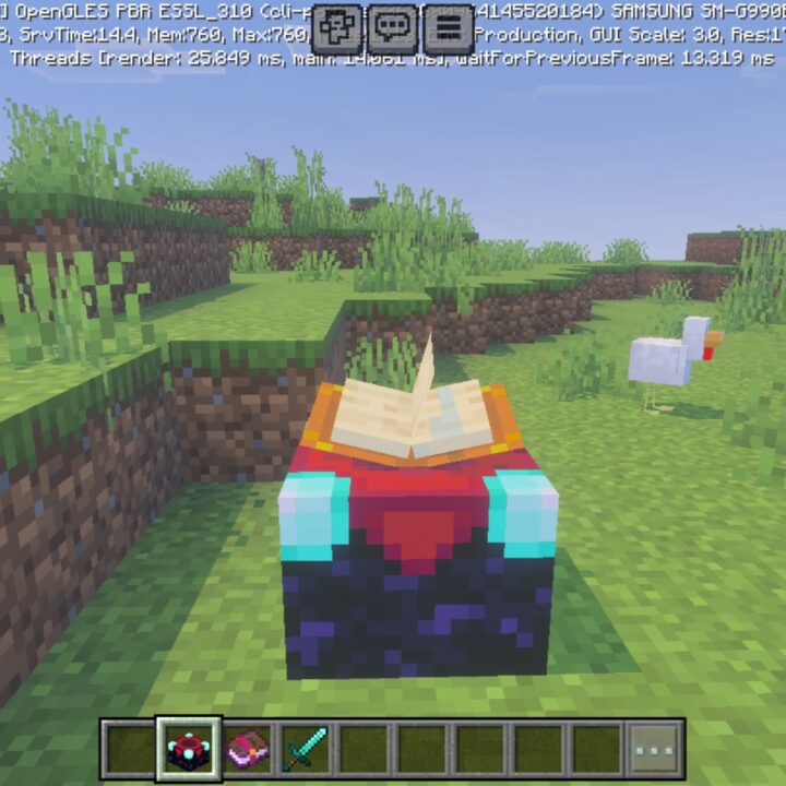 Library Enchants Mod for Minecraft PE