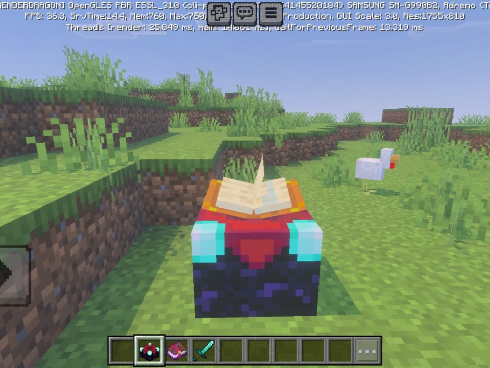 Library Enchants Mod for Minecraft PE