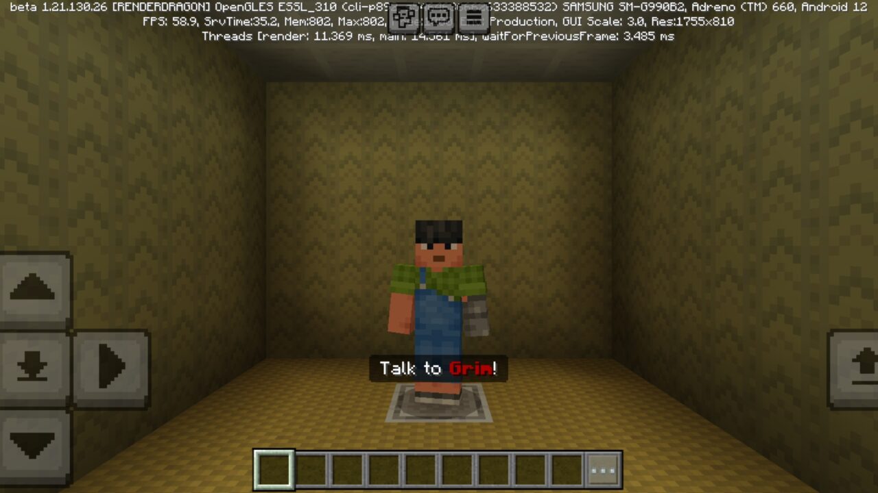 Lobby from Horror Monsters Mod for Minecraft PE