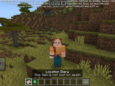 Location Diary Mod for Minecraft PE