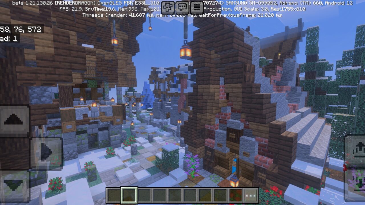 Location from Ice Age Survival Map for Minecraft PE