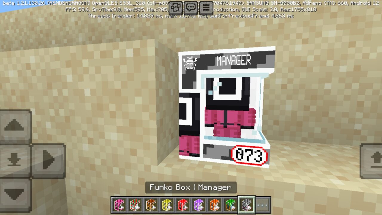Manager from Funko Box Mod for Minecraft PE