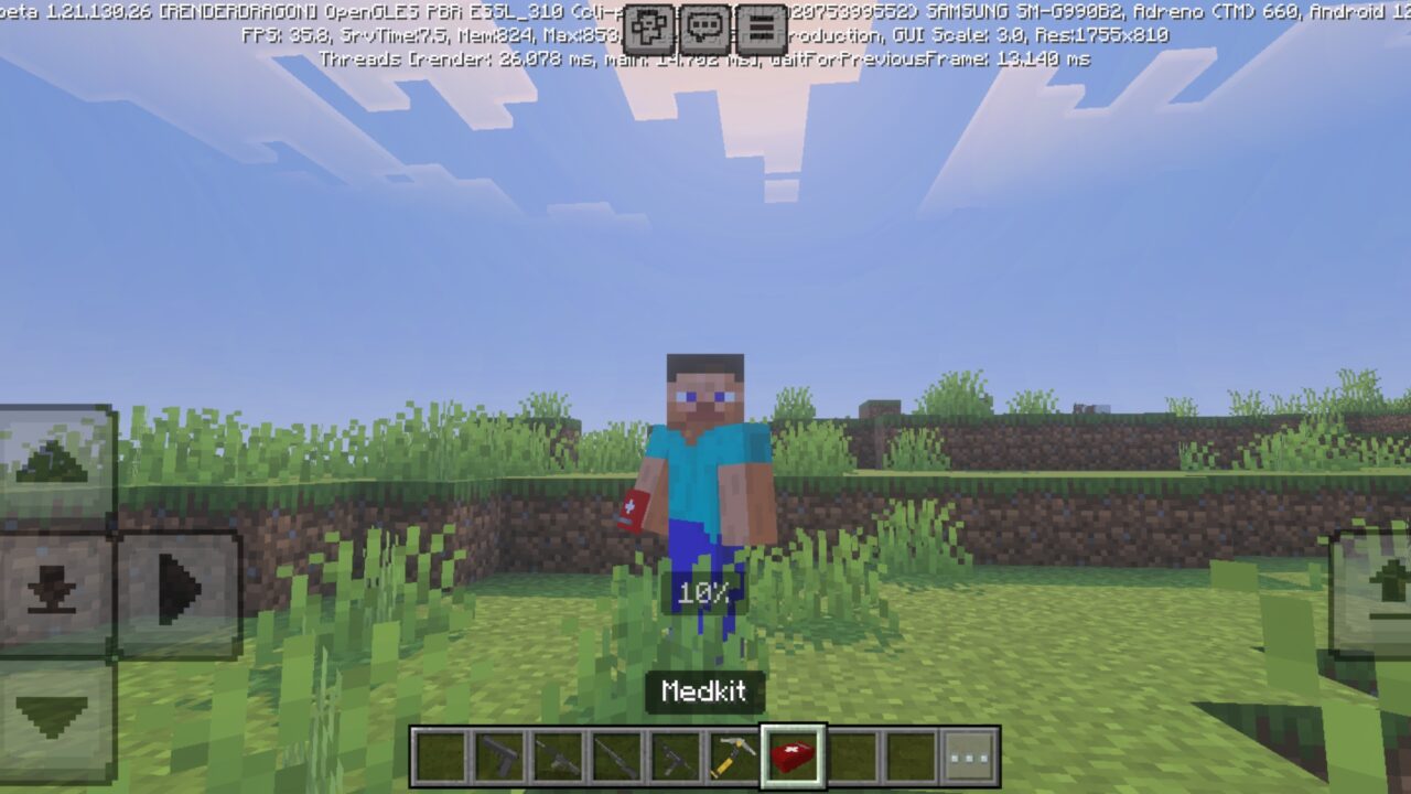 Medkit from Crossbattle Mod for Minecraft PE