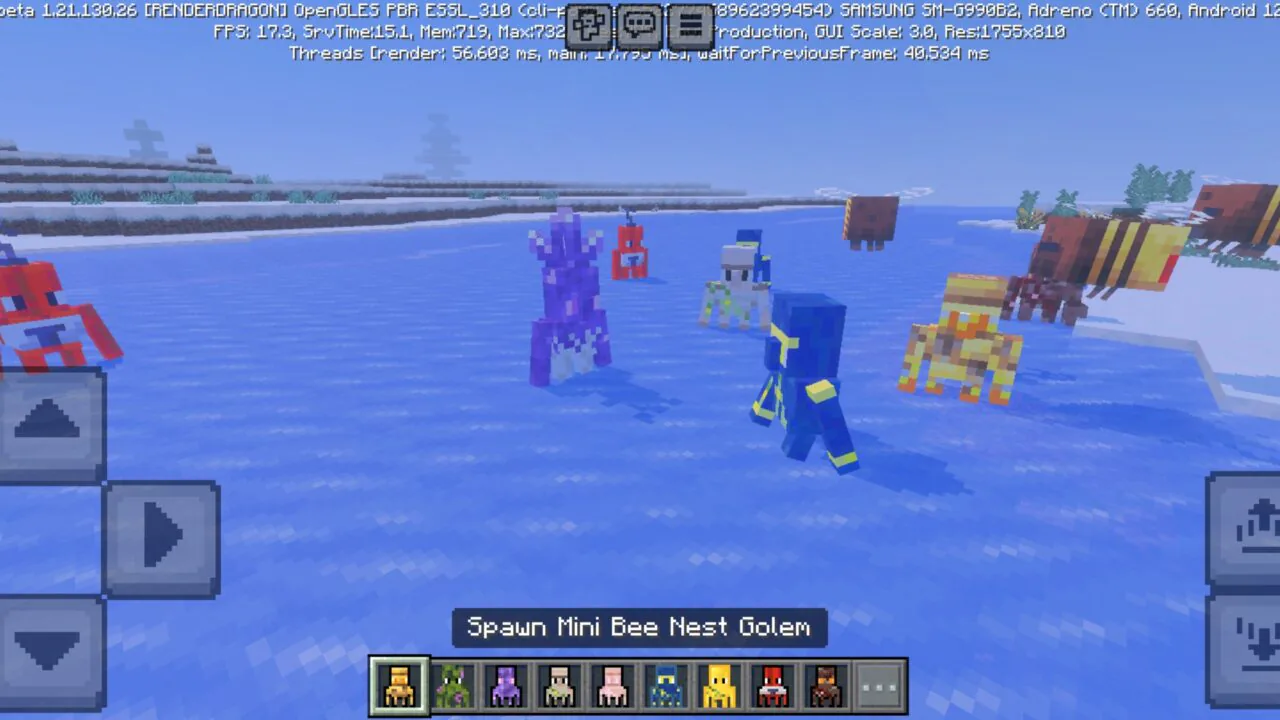 Mini Golems Mod for Minecraft PE