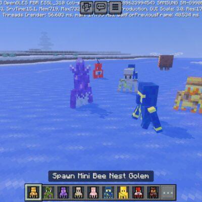 Mini Golems Mod for Minecraft PE