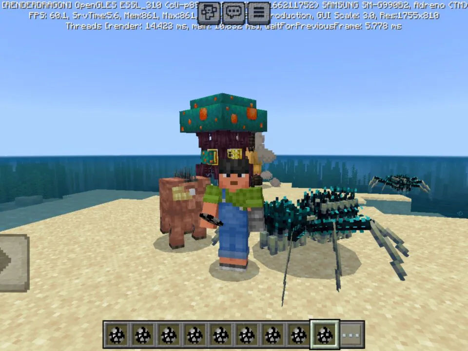 Mirror Mobs Mod for Minecraft PE