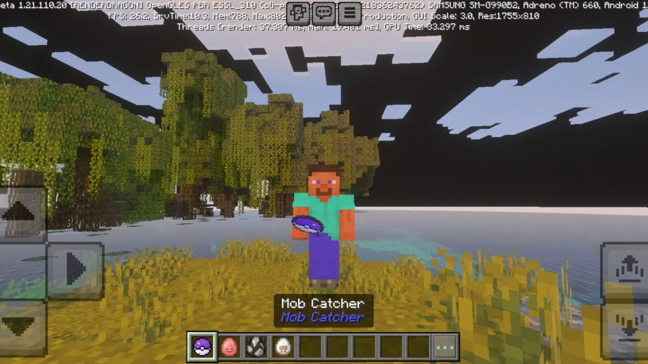 Mob Catcher Mod for Minecraft PE