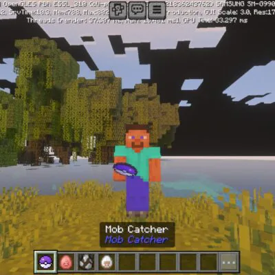 Mob Catcher Mod for Minecraft PE
