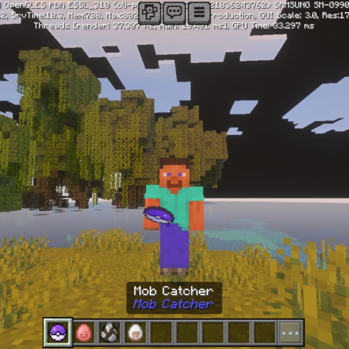 Mob Catcher Mod for Minecraft PE