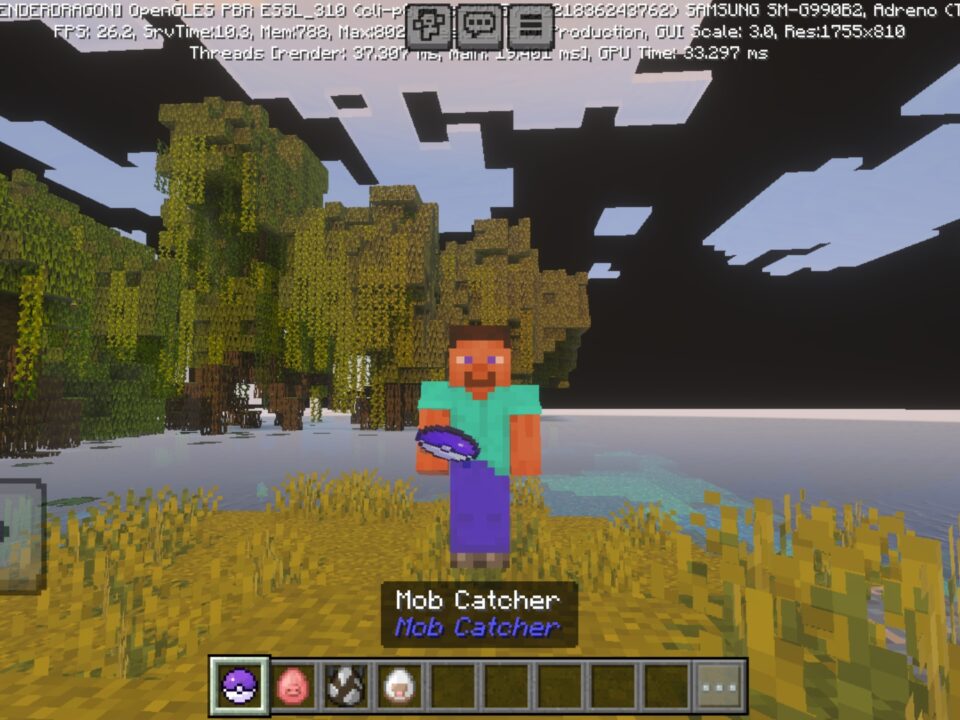 Mob Catcher Mod for Minecraft PE