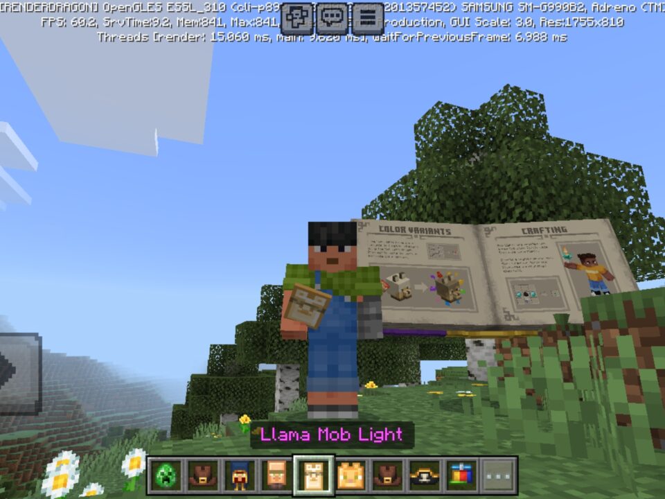 Mob Lights Mod for Minecraft PE