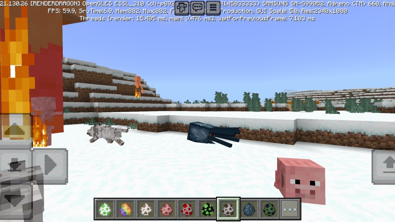 Mobs from Alpha Beta Mod for Minecraft PE