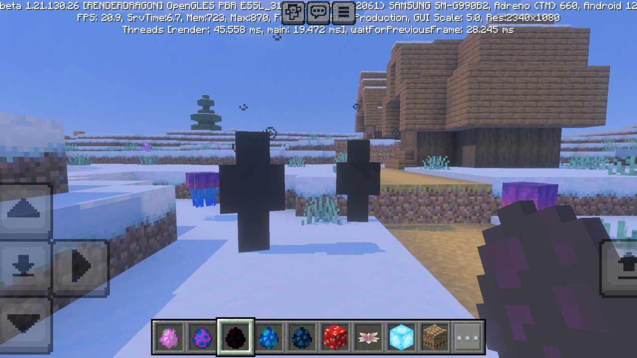 Mobs from Better End Mod for Minecraft PE