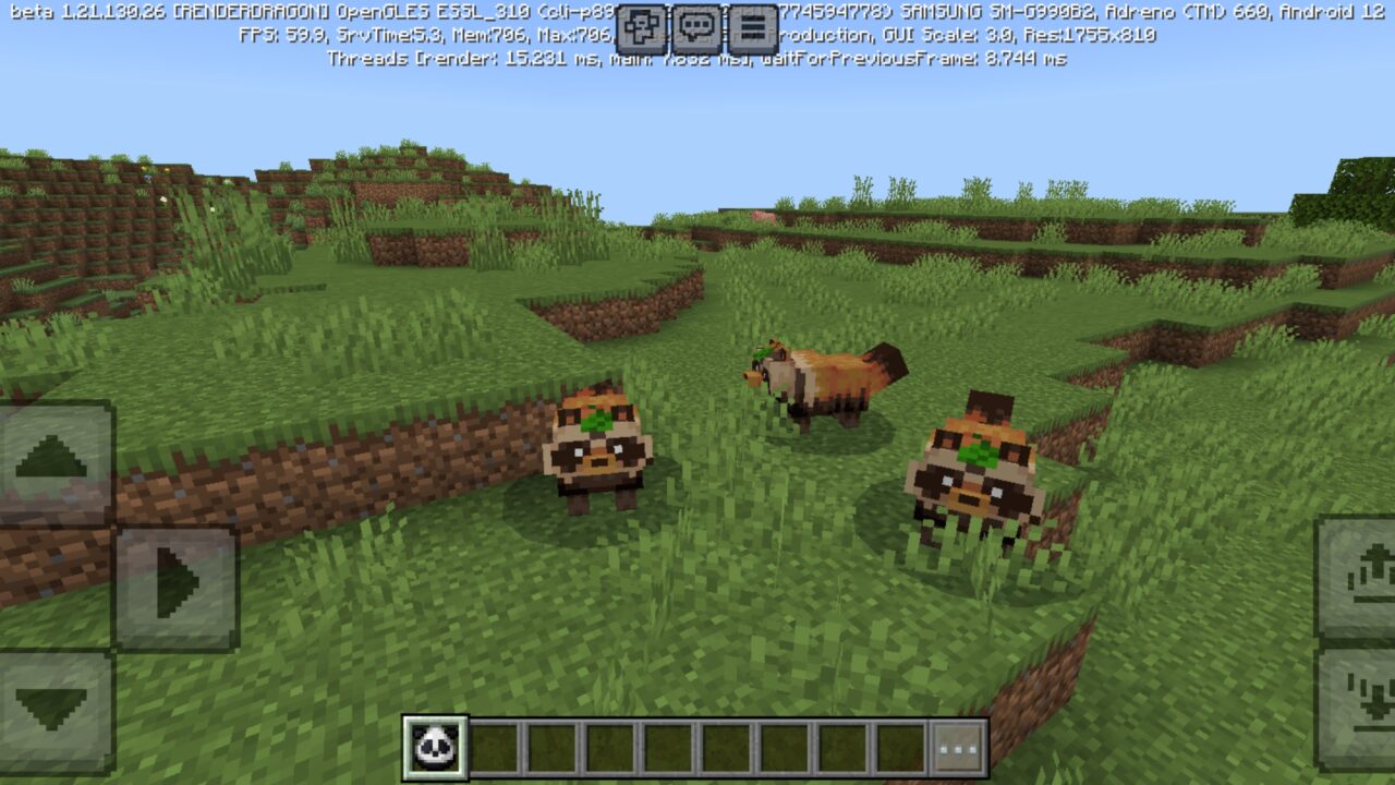Mobs from Tanukis Texture Pack for Minecraft PE