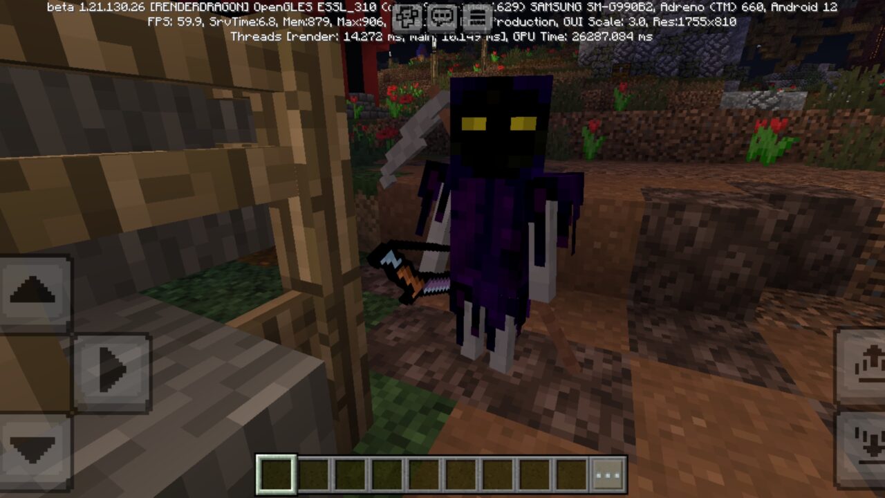 Monster from Park of Horrors Map for Minecraft PE