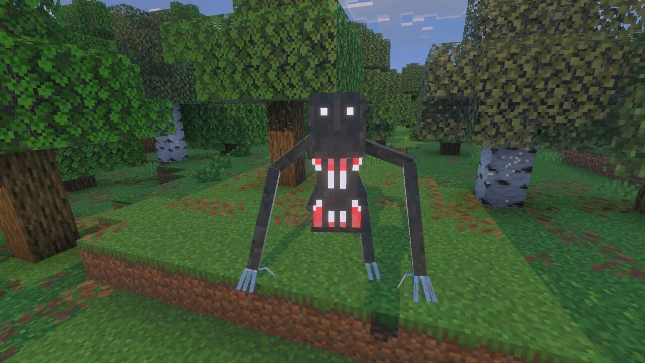 Monster from The Man from the Fog Mod for Minecraft PE