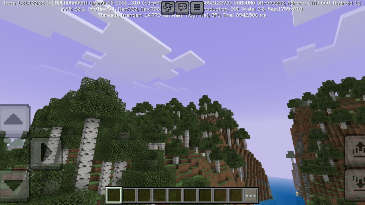 Natural from Realistic Shaders for Minecraft PE