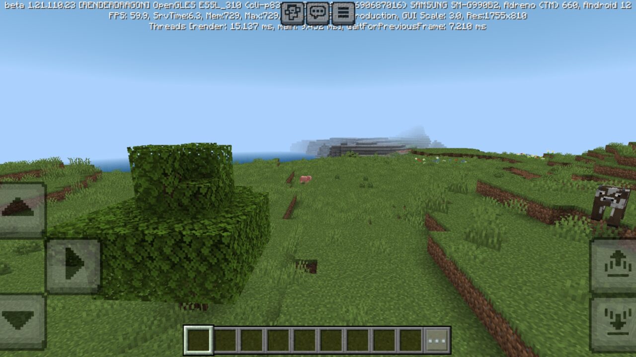 Nature from Infinity Visuals Texture Pack for Minecraft PE