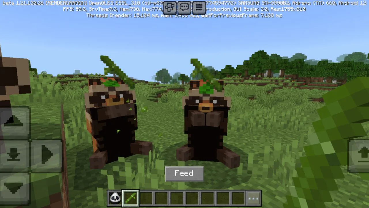 New Look from Tanukis Texture Pack for Minecraft PE