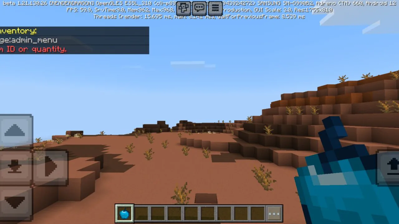 Options from Server Mods for Minecraft PE