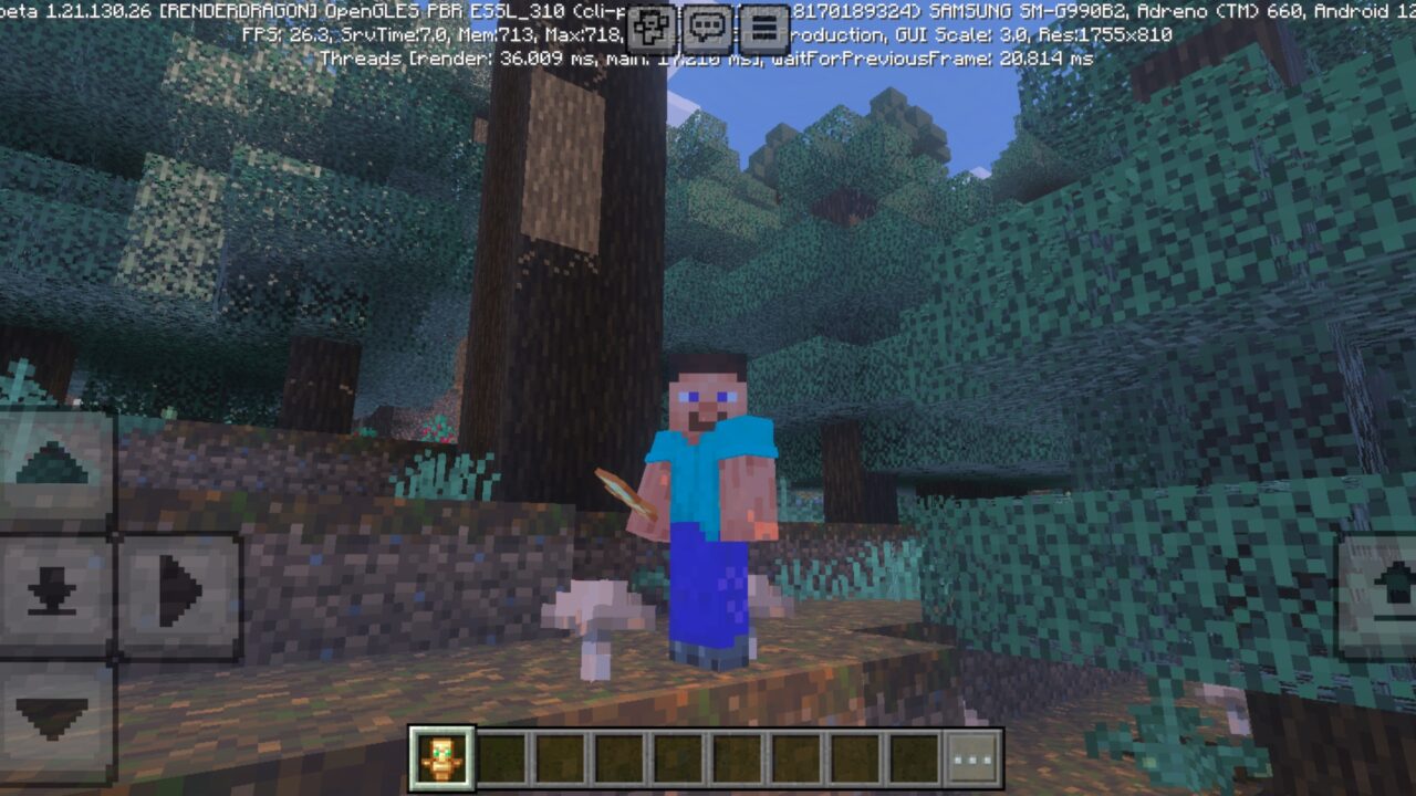 Options from Totem Counter Mod for Minecraft PE