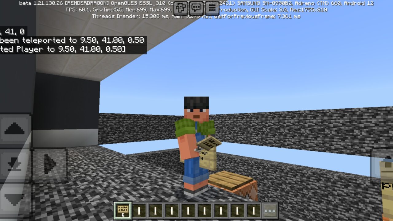 Options from Wall Map for Minecraft PE