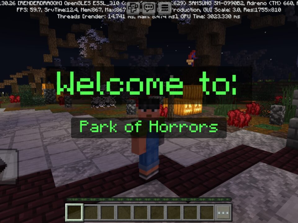 Park of Horrors Map for Minecraft PE