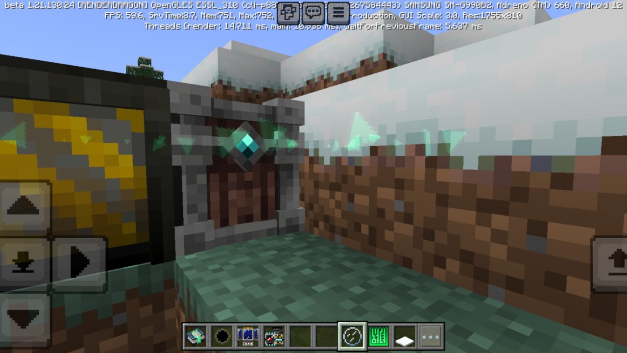 Particles from Portal Chests Mod for Minecraft PE