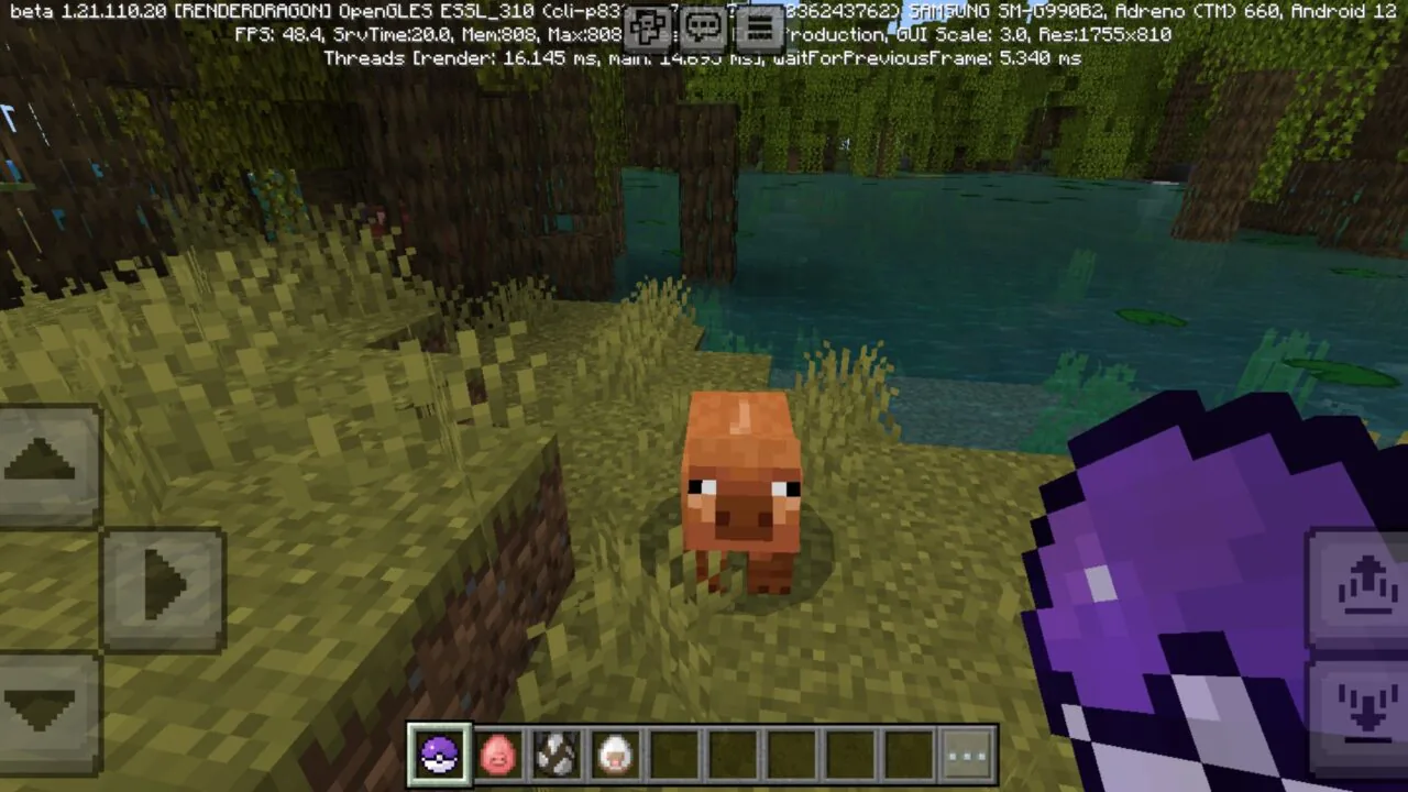 Pig from Mob Catcher Mod for Minecraft PE