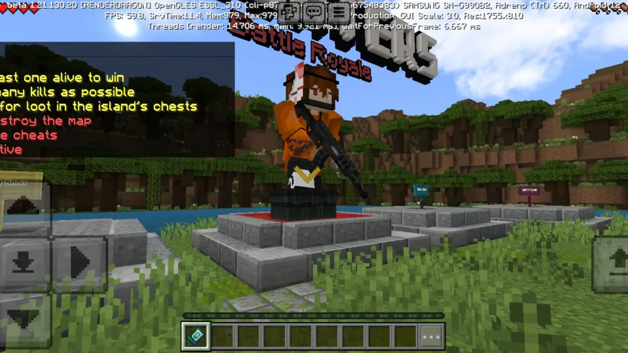 Rules from Battle Royale Map for Minecraft PE