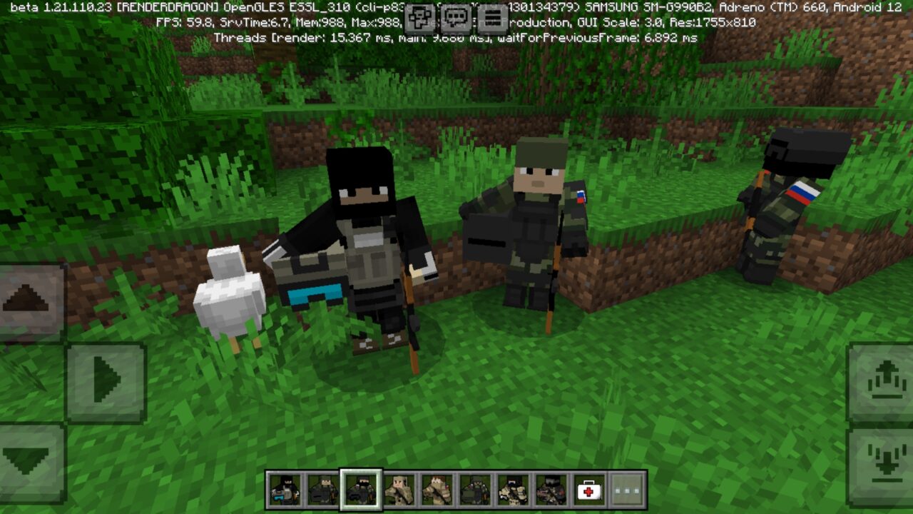 Russia from Project Silent Mod for Minecraft PE