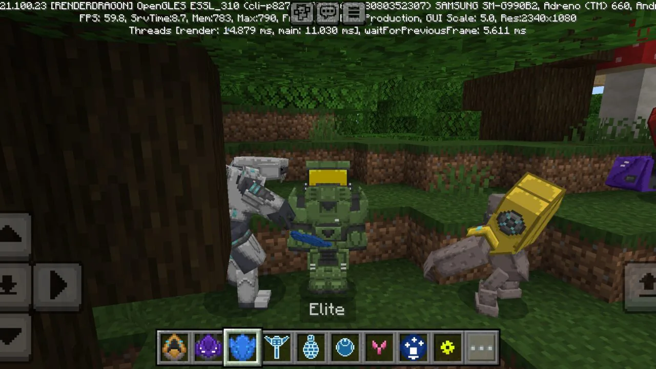 SERP HaloBE Mod for Minecraft PE