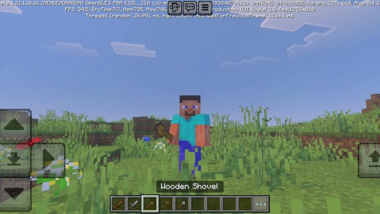 Shovel from Mini Tools Mod for Minecraft PE