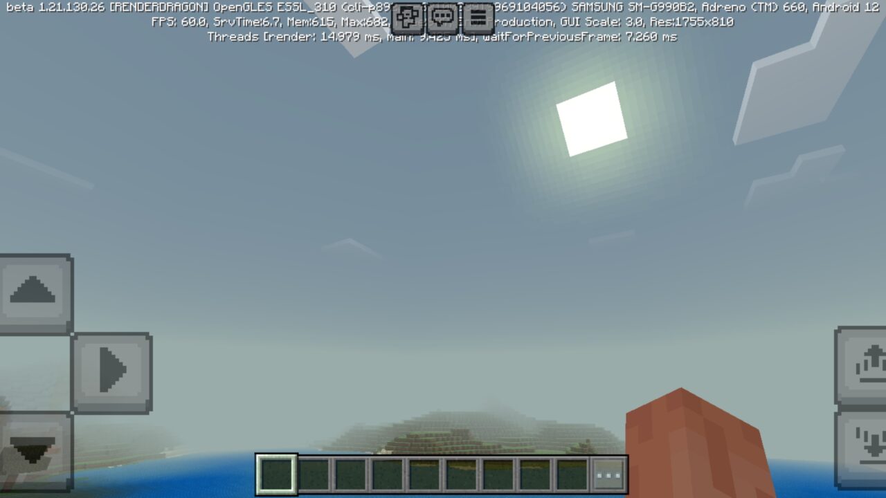 Sky from Dark Fantasy Texture Pack for Minecraft PE