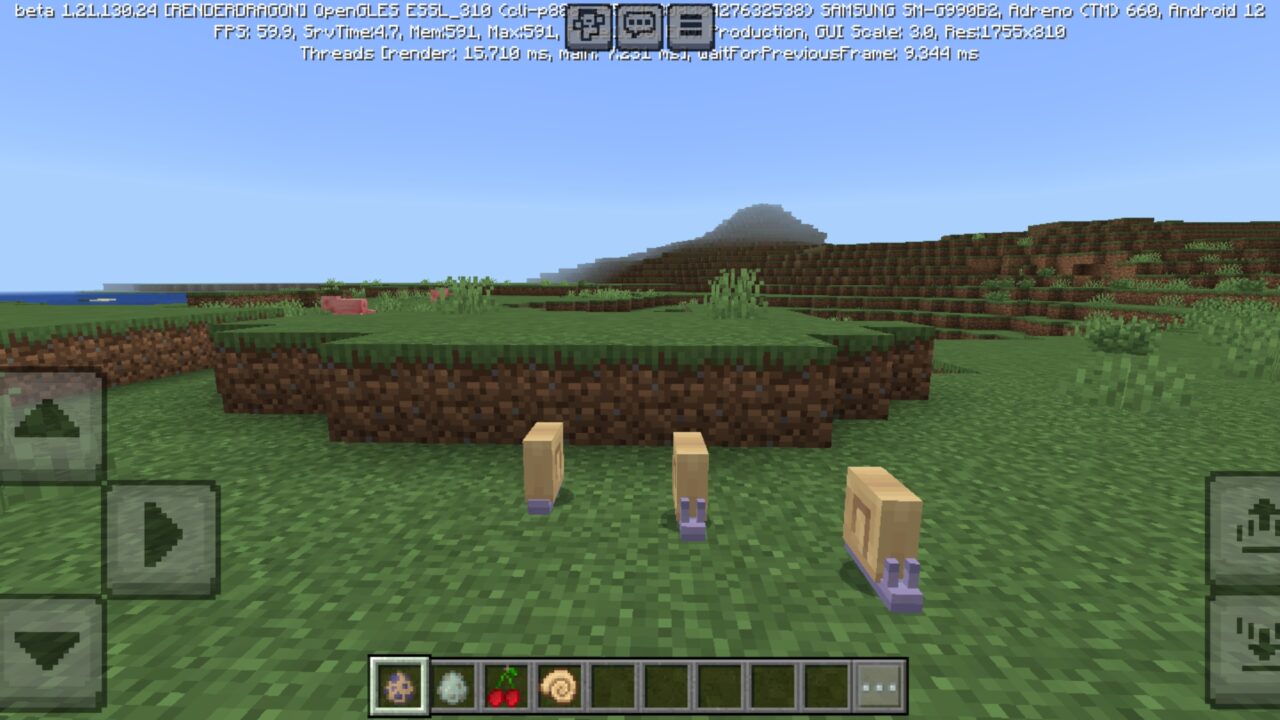 Snails from World Generation Mods for Minecraft PE