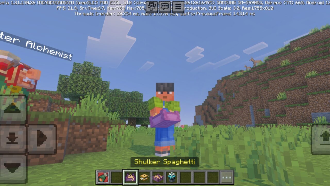 Spaghetti from Monster Food Mod for Minecraft PE