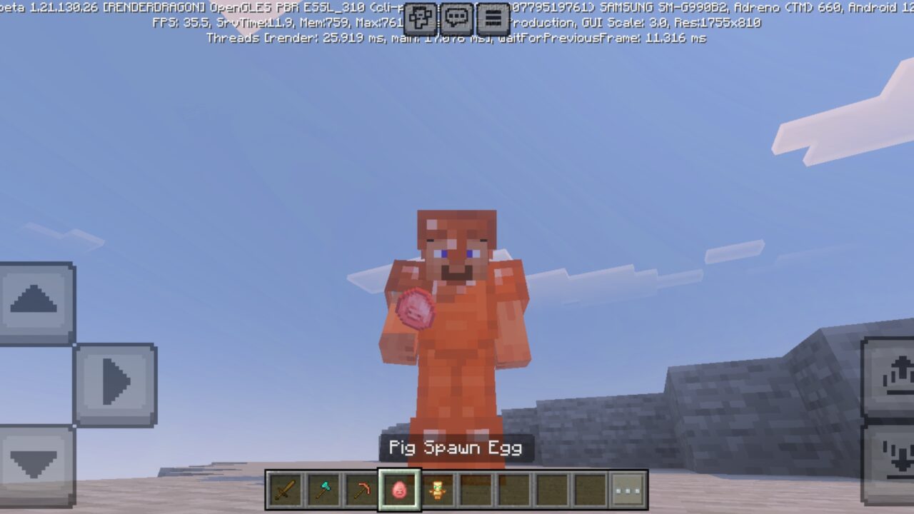 Spawn Egg from Mini Items Mod for Minecraft PE