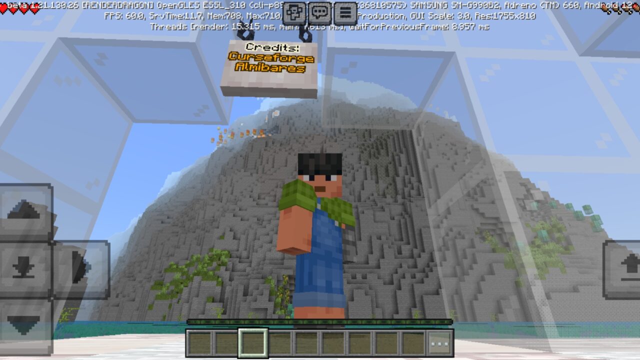 Start from Mountain Parkour Map for Minecraft PE