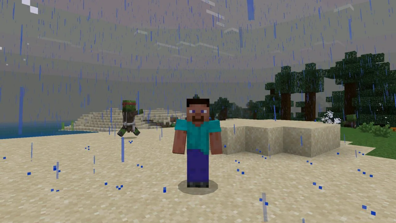 Steve from AI Player Mod for Minecraft PE