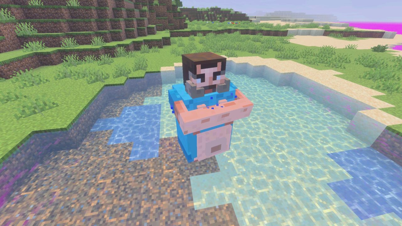 Steve from Movie Mod for Minecraft Bedrock