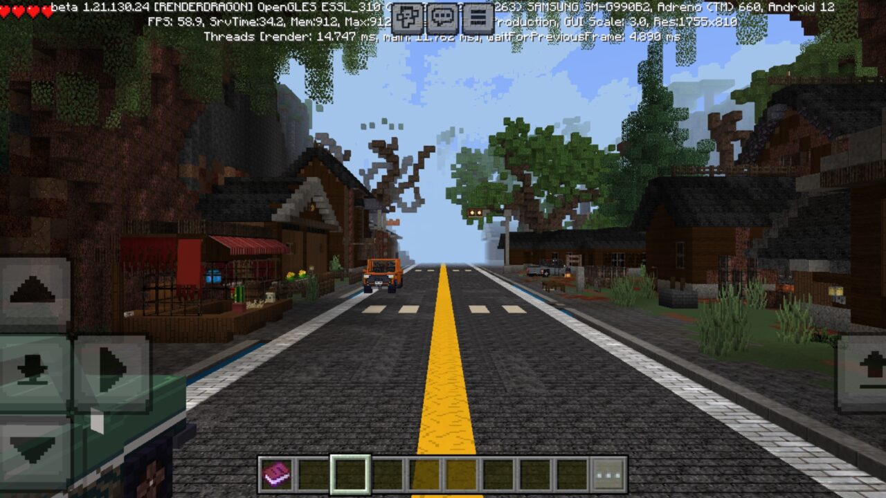 Street from Balut Map for Minecraft PE