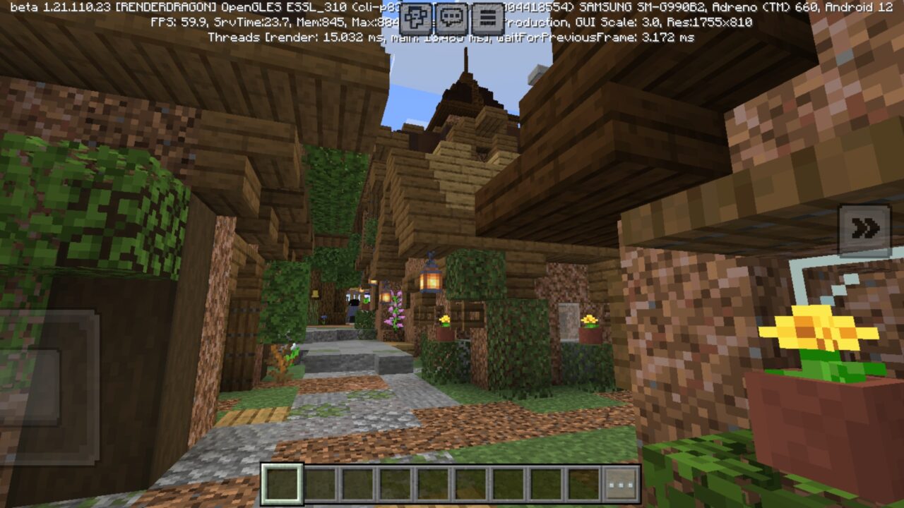 Street from Noob Map for Minecraft PE