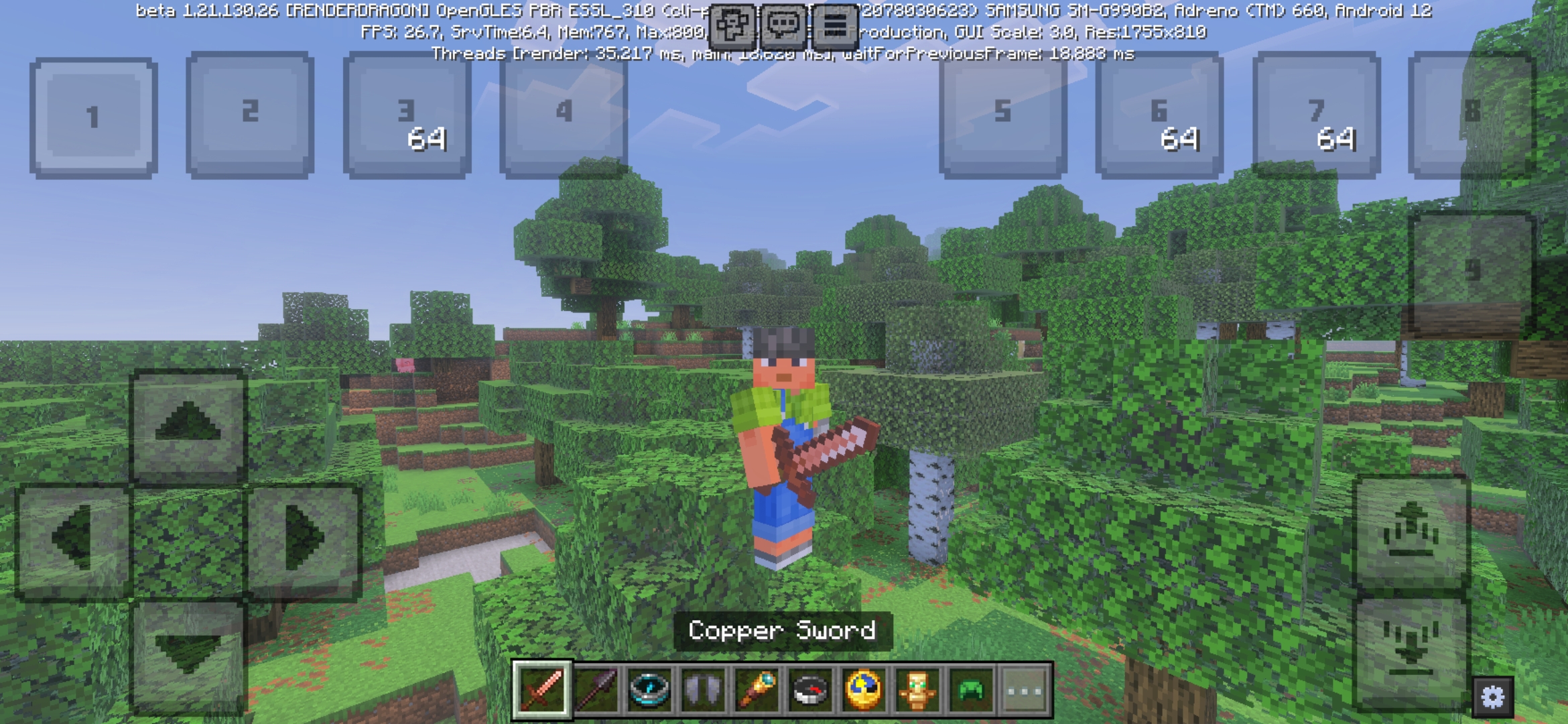 Download Hotbar Slot Button Texture Pack for Minecraft Bedrock