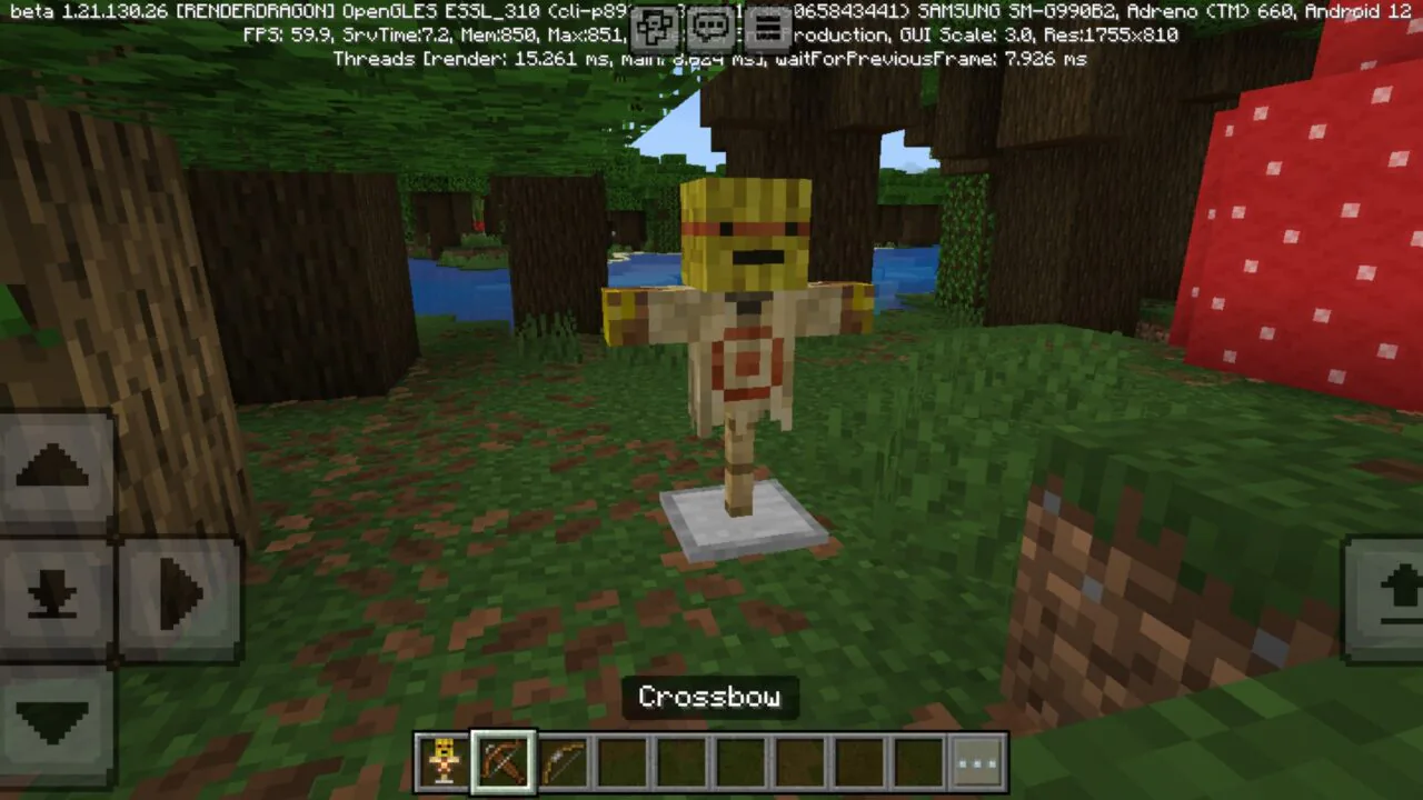 Target Dummy Mod for Minecraft PE